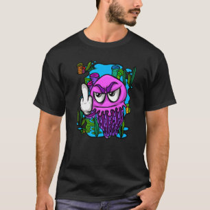 Quallen Mit Mittelfinger Quallen T-Shirt