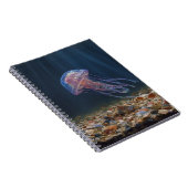 Quallen mit Seashell Ocean Notebook Notizblock (Rechte Seite)