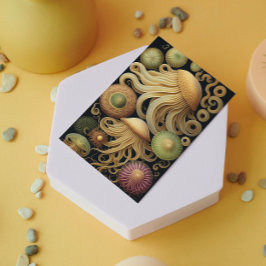 Quallen | Modernes Haeckel Gruß Karte