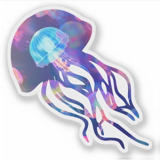 Quallen-Modus Aufkleber (Vorderseite)