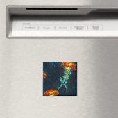 Quallen-Mosaik Magnet (In Situ (Geschirrspüler))