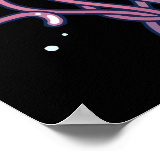 Quallen nicht durch Gelee Poster (Ecke)