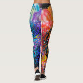 Quallen-Octopus-Außerirdischen Leggings (Rückseite)