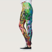 Quallen-Octopus-Außerirdischen Leggings (Links)