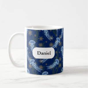 Quallen-Ozean-Meeres-Traum-nautischer benutzerdefi Kaffeetasse