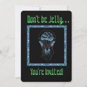 Quallen-Party Einladung für Geburtstag oder (Vorderseite)