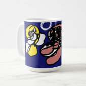 Quallen passen kaffeetasse (Vorderseite Links)