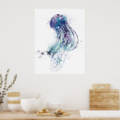 Quallen Poster (Küche)