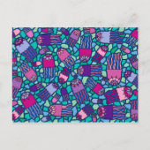 Quallen Postkarte (Vorderseite)