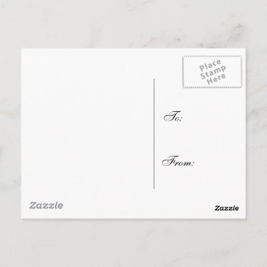 Quallen Postkarte (Rückseite)