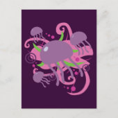 Quallen Postkarte (Vorderseite)