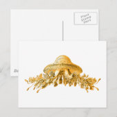 Quallen Postkarte (Vorne/Hinten)