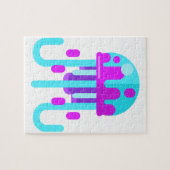 Quallen-Primitiv-Art Puzzle (Horizontal)
