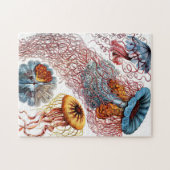 Quallen (Scheibenquallen) von Ernst Haeckel Puzzle (Horizontal)