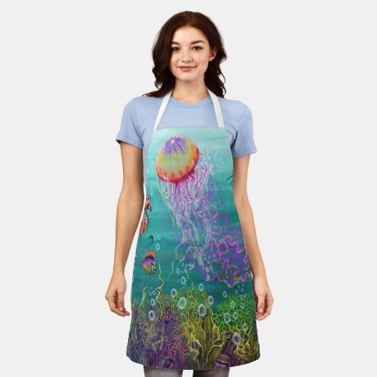 Quallen Schürze (Getragen)