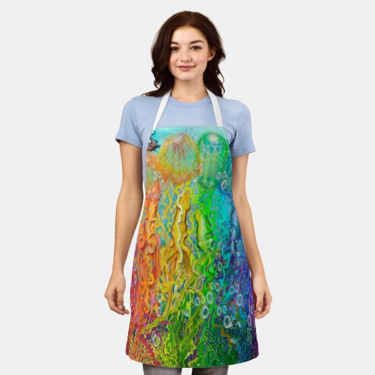 Quallen-Schürze Schürze (Getragen)