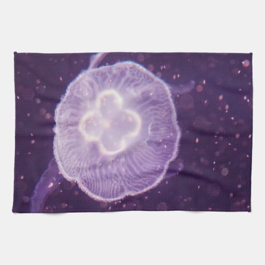 Quallen schwimmen geschirrtuch (Horizontal)