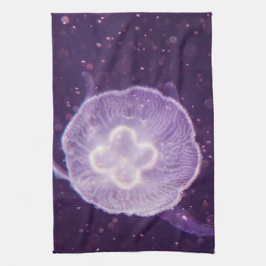 Quallen schwimmen geschirrtuch (Vertikal)