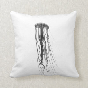 Quallen-Silhouette  Throw-Kissen Kissen