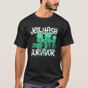 Quallen Sting Survivor Funny Jellyfish T-Shirt