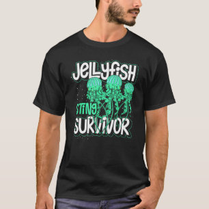 Quallen Sting Survivor Funny Jellyfish T-Shirt