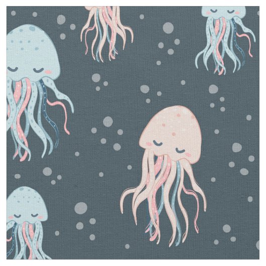 Quallen Stoff (Nahaufnahme)