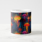 Quallen-Tanz Jumbo-Tasse (Vorderseite)