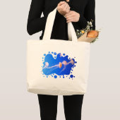 Quallen-Tasche Jumbo Stoffbeutel (Vorderseite (Produkt))