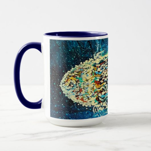 Quallen Tasse Blue (Links)