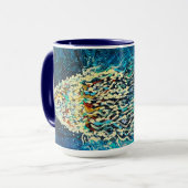 Quallen Tasse Blue (Vorderseite Links)