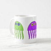Quallen-Tasse Kaffeetasse (Vorderseite Links)