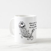 Quallen-Tasse Kaffeetasse (Vorderseite Links)