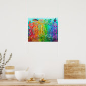 Quallen Tintenfisch Poster (Küche)