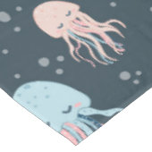 Quallen Tischdecke (Schrägansicht)