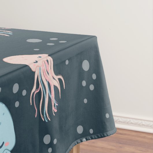 Quallen Tischdecke (Beispiel)