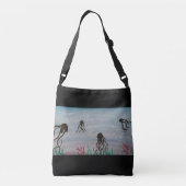 Quallen Tragetaschen Mit Langen Trägern (Rückseite)