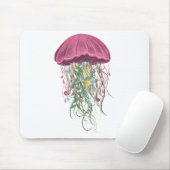 Quallen und Blume Mousepad (Mit Mouse)