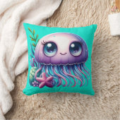 "Quallen und Seebarsch-Buddies" Kissen (Decke)