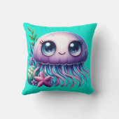 "Quallen und Seebarsch-Buddies" Kissen (Rückseite)