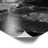 Quallen Unterwasser Fotodruck (Ecke)