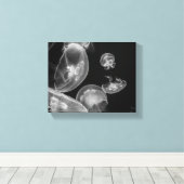 Quallen Unterwasser Leinwanddruck (Insitu (Holzboden))