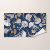 Quallen-Unterwassermuster Badhandtuch Set (Handtuch)