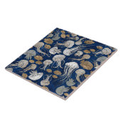 Quallen-Unterwassermuster Fliese (Seite)