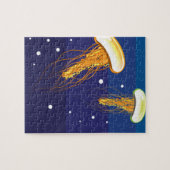 Quallen-Vektor Puzzle (Horizontal)