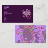 Quallen Visitenkarte (Vorne/Hinten)