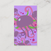 Quallen Visitenkarte (Rückseite)