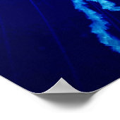 Quallen-Wandkunst Poster Druck (Ecke)