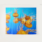 Quallen Wandteppich (Vorderseite (Horizontal))