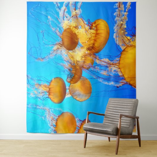 Quallen Wandteppich (Beispiel)