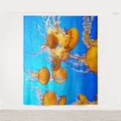 Quallen Wandteppich (Vorderseite)